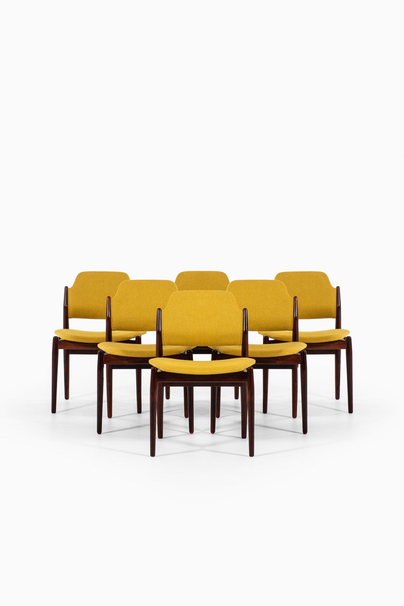 Arne Vodder model 462 dining chairs by Sibast at Studio Schalling