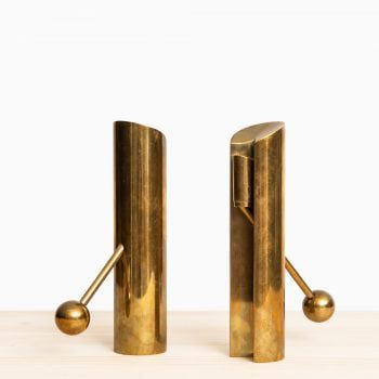 Pierre Forsell candlesticks by Skultuna at Studio Schalling
