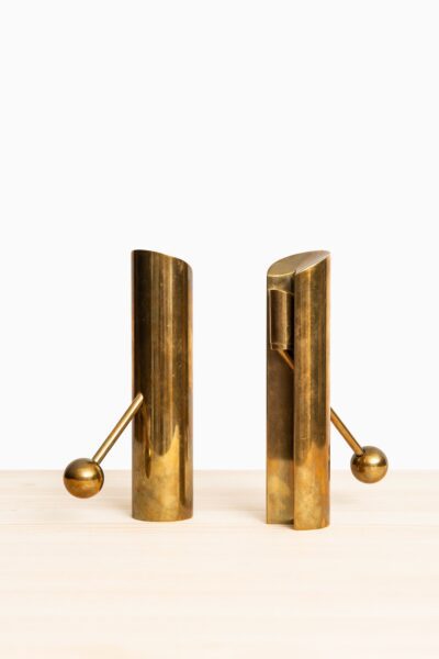Pierre Forsell candlesticks by Skultuna at Studio Schalling