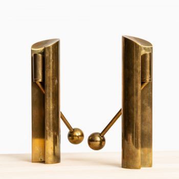 Pierre Forsell candlesticks by Skultuna at Studio Schalling