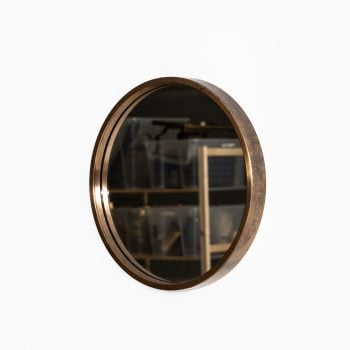 Glasmäster mirror nr 131 in brass at Studio Schalling