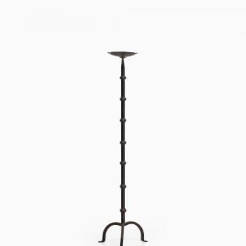 Large candlestick in wrought iron at Studio Schalling