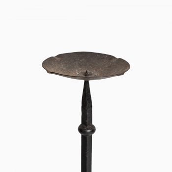 Large candlestick in wrought iron at Studio Schalling