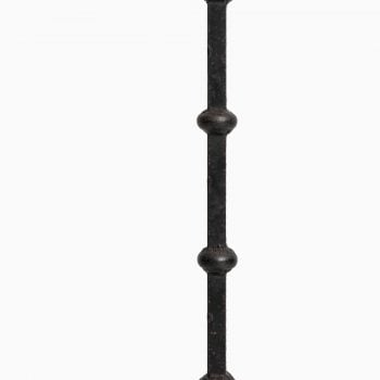 Large candlestick in wrought iron at Studio Schalling