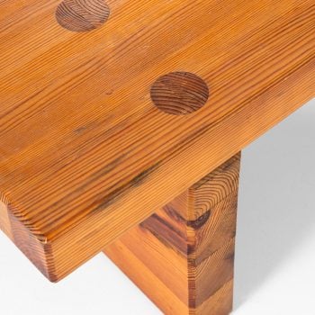Roland Wilhelmsson bench in solid pine at Studio Schalling