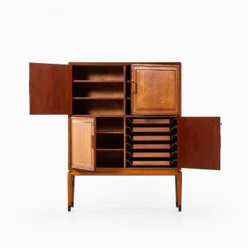 Bertil Fridhagen Facett cabinet in mahogany at Studio Schalling