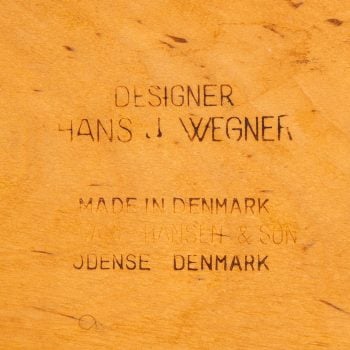 Hans Wegner CH-30 dining chairs in oak at Studio Schalling