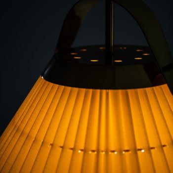 Bergbom ceiling lamp in brass and original shade at Studio Schalling