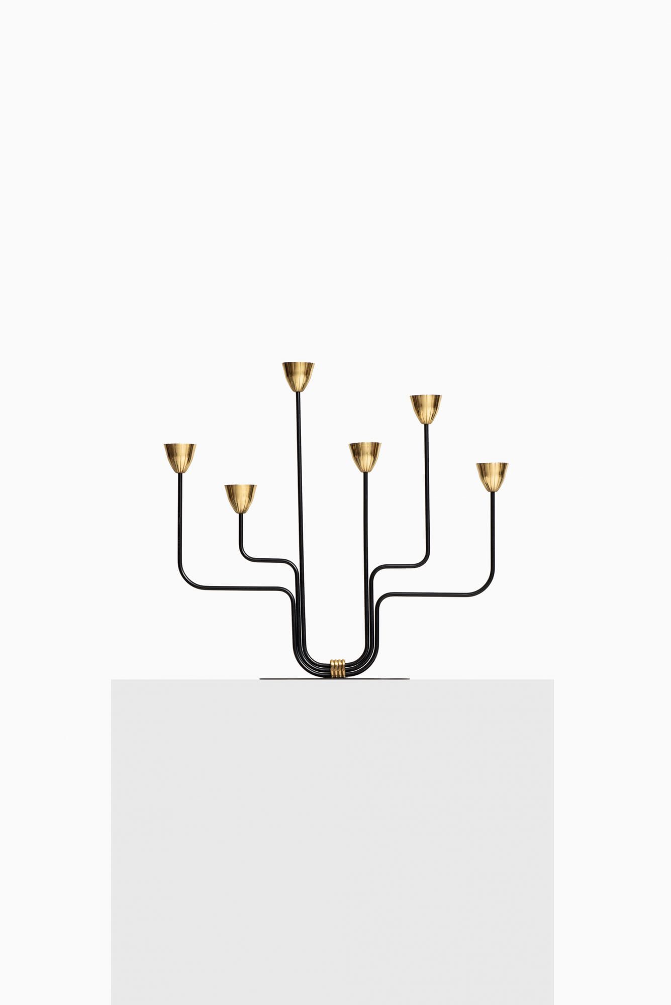 Gunnar Ander candlestick by Ystad metall at Studio Schalling