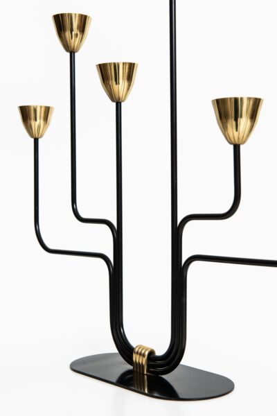 Gunnar Ander candlestick by Ystad metall at Studio Schalling