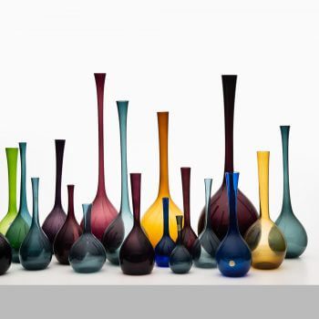 Arthur Percy glass vases by Gullaskruf at Studio Schalling