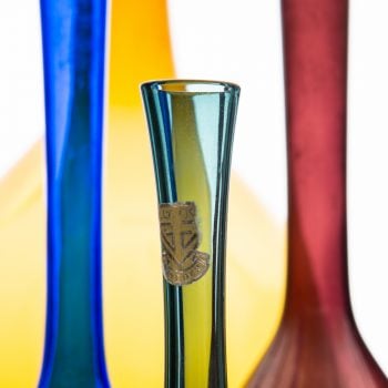 Arthur Percy glass vases by Gullaskruf at Studio Schalling