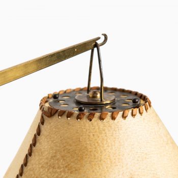 J.T Kalmar very rare floor lamp in brass at Studio Schalling