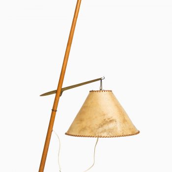 J.T Kalmar very rare floor lamp in brass at Studio Schalling