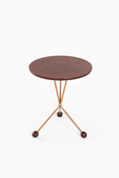 Alberts side table in copper and teak at Studio Schalling