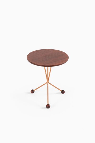 Alberts side table in copper and teak at Studio Schalling