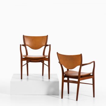 Finn Juhl dining chairs model BO-63 & BO-72 at Studio Schalling