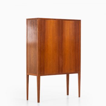 Rosewood cabinet with brass details at Studio Schalling