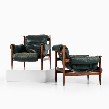 Eric Merthen Amiral easy chairs in rosewood at Studio Schalling