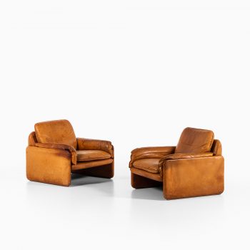 De Sede DS-61 easy chairs in brown leather at Studio Schalling