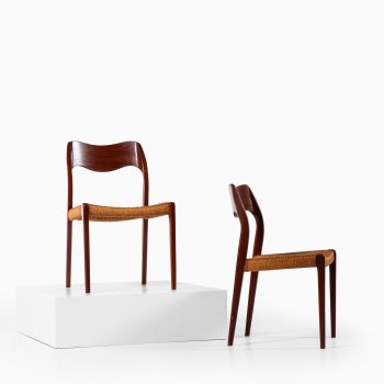 Niels O. Møller dining chairs model 71 at Studio Schalling