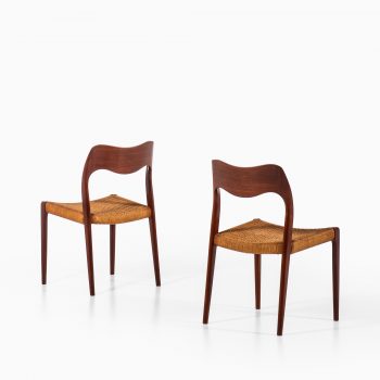 Niels O. Møller dining chairs model 71 at Studio Schalling