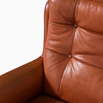 Arne Norell easy chairs in buffalo leather at Studio Schalling