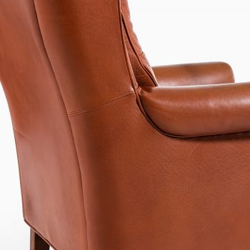 Arne Norell easy chairs in buffalo leather at Studio Schalling