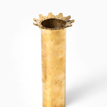 Pierre Forsell vase in brass by Skultuna at Studio Schalling