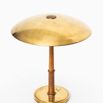 Rare table lamp by Böhlmarks in brass at Studio Schalling
