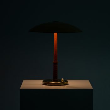 Rare table lamp by Böhlmarks in brass at Studio Schalling