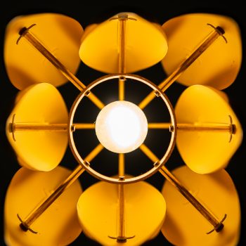 Jo Hammerborg Kastor ceiling lamp in brass at Studio Schalling