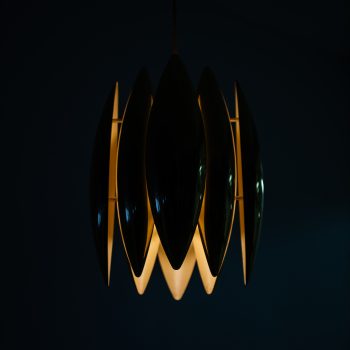 Jo Hammerborg Kastor ceiling lamp in brass at Studio Schalling