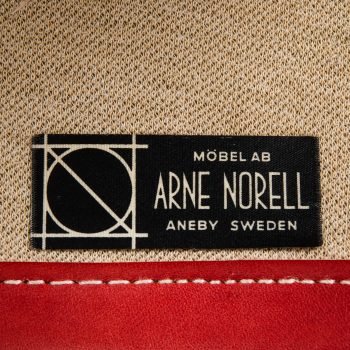 Arne Norell Inca easy chairs with stools at Studio Schalling