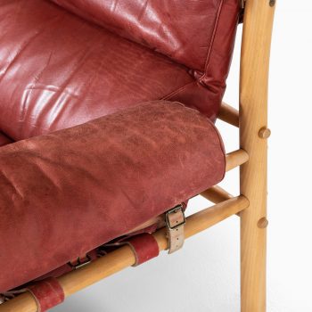 Arne Norell Inca easy chairs with stools at Studio Schalling