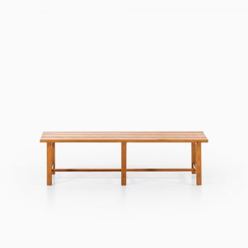 Rare bench / side table in pine at Studio Schalling