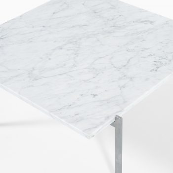 Poul Kjærholm PK-61 coffee table with marble at Studio Schalling