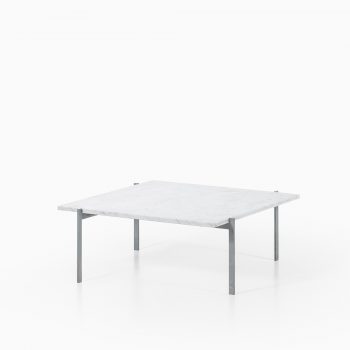 Poul Kjærholm PK-61 coffee table with marble at Studio Schalling