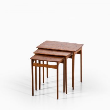Svend Aage Madsen nesting tables in teak at Studio Schalling