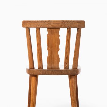 Axel Einar Hjorth dining chairs in pine at Studio Schalling