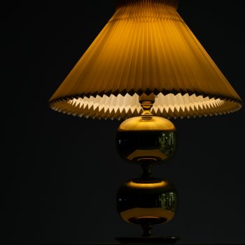 Henrik Blomqvist table lamps in brass at Studio Schalling