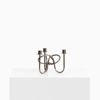 Josef Frank candlestick the Knot in silver plated brass at Studio Schalling