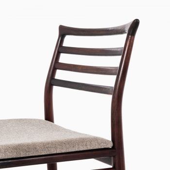 Erling Torvits dining chairs in rosewood at Studio Schalling