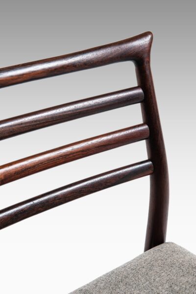 Erling Torvits dining chairs in rosewood at Studio Schalling