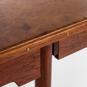 Mogens Koch desk with pigskin leather top at Studio Schalling