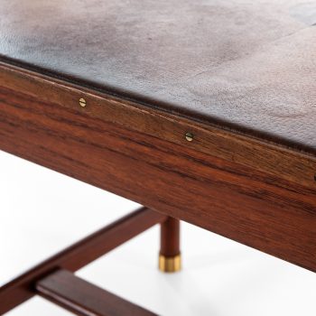 Mogens Koch desk with pigskin leather top at Studio Schalling