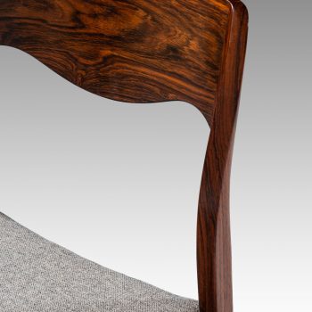 Niels O. Møller dining chairs model 71 in rosewood at Studio Schalling