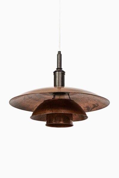 Poul Henningsen ceiling lamp model PH-4 in copper at Studio Schalling