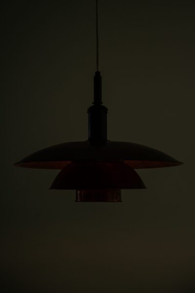 Poul Henningsen ceiling lamp model PH-4 in copper at Studio Schalling