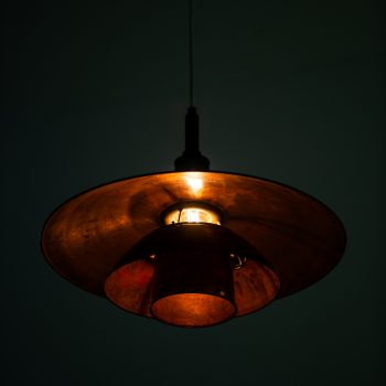 Poul Henningsen ceiling lamp model PH-4 in copper at Studio Schalling